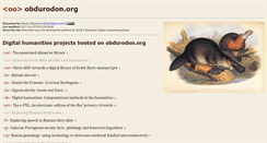 Desktop Screenshot of obdurodon.org