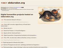 Tablet Screenshot of obdurodon.org